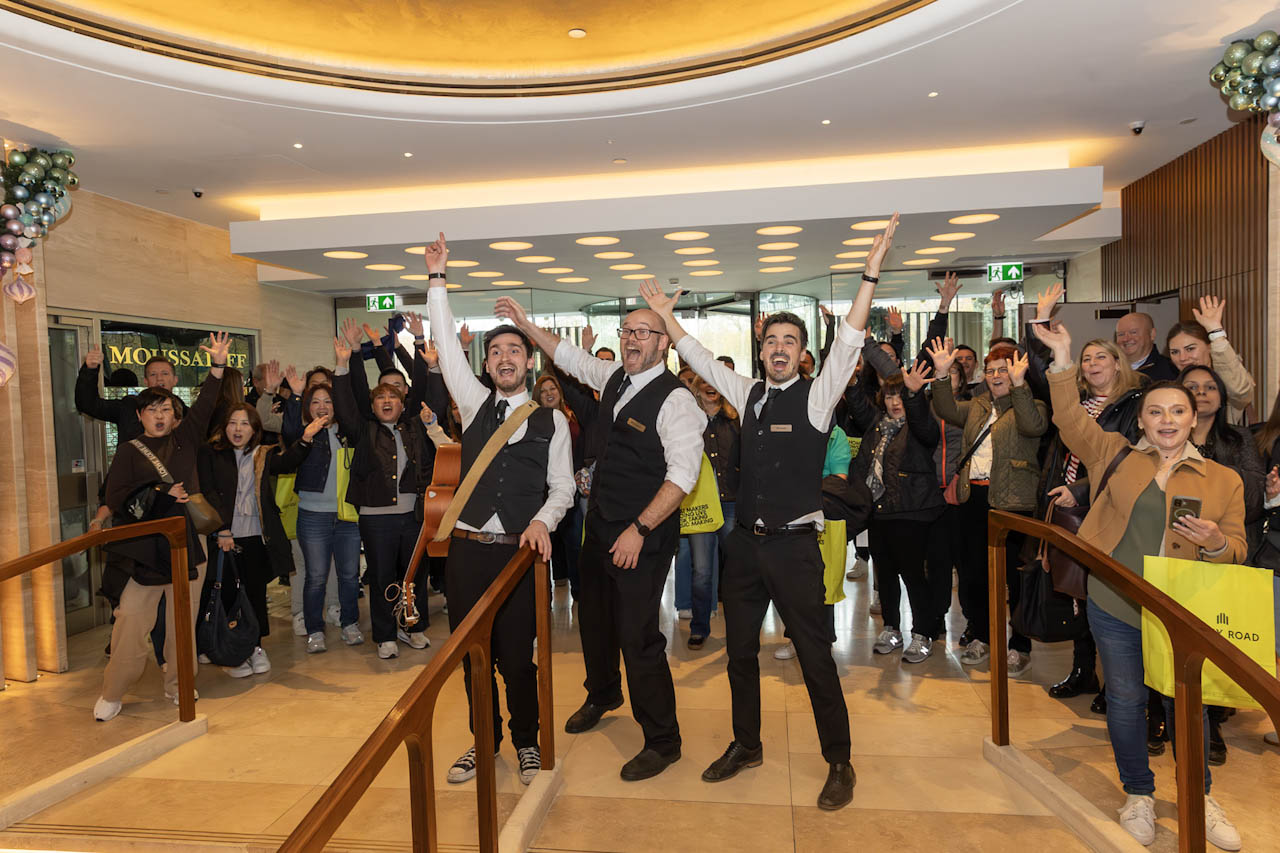 A warm musical welcome for guests at Hilton Park Lane