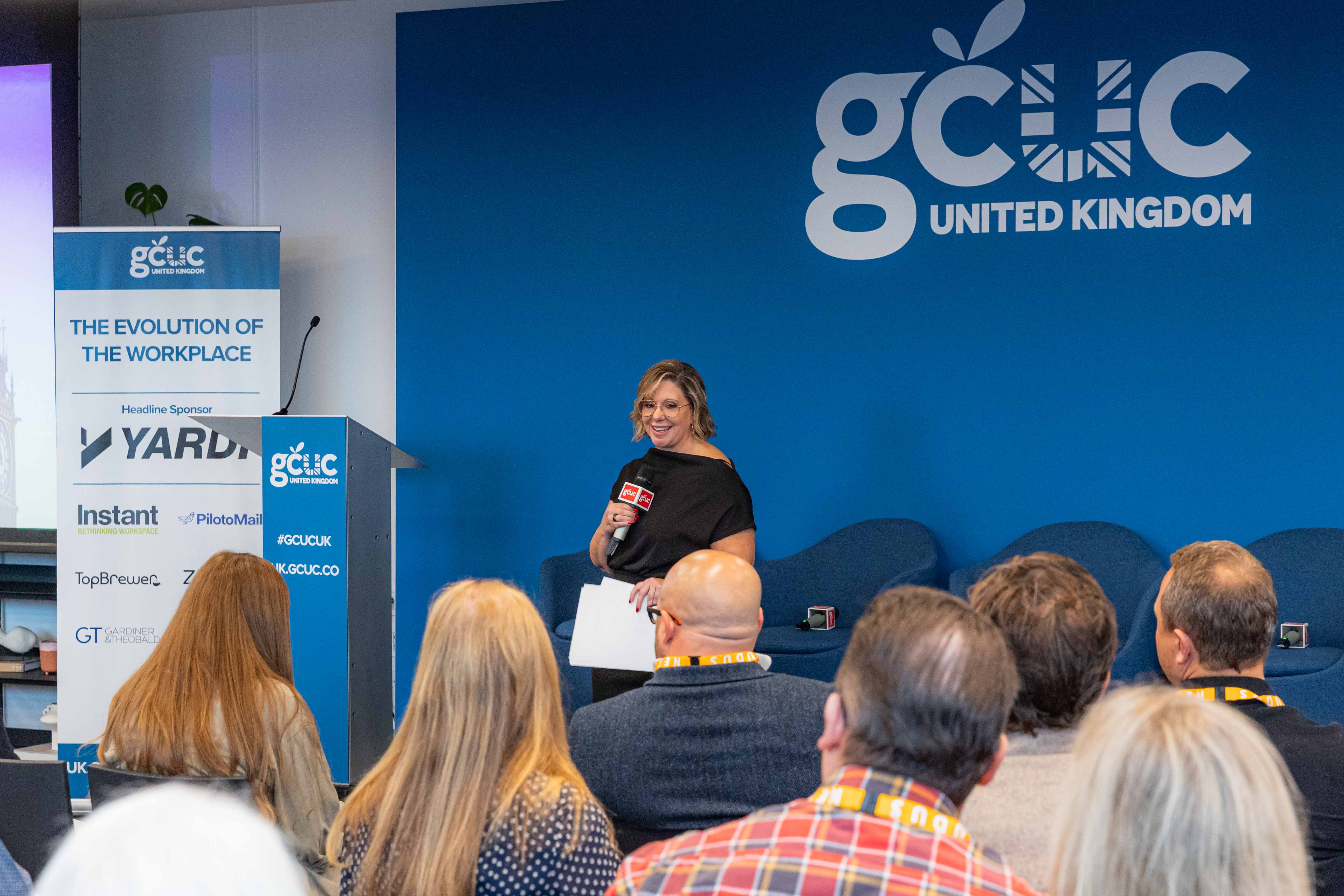 Founder Liz Elam takes the mic